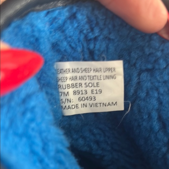 Tory Sport Red and Blue Winter Boots - Picture 5 of 5